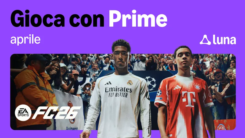 Amazon Luna si aggiorna: ecco i giochi Prime di aprile